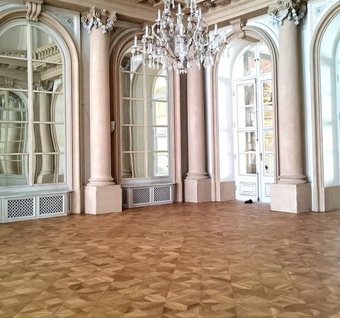 Primaciální palác Bratislava - renovace dřevěné podlahy