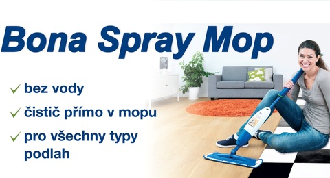 Bona Spray Mop k čištění všech typů podlah