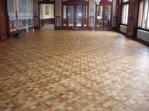 Renovace dřevěné podlahy Obecní dům: Grégrův sál