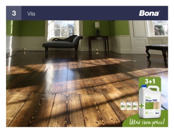 Renovace dřevěné podlahy s Bona MEga ONE